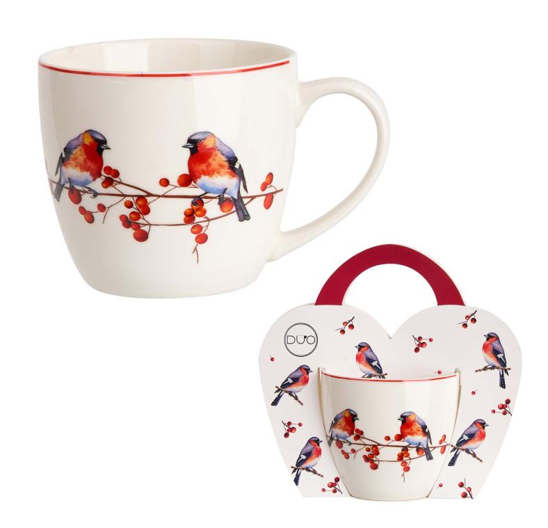 Porcelanska šolja 460ml NOVA GODINA Ptice 