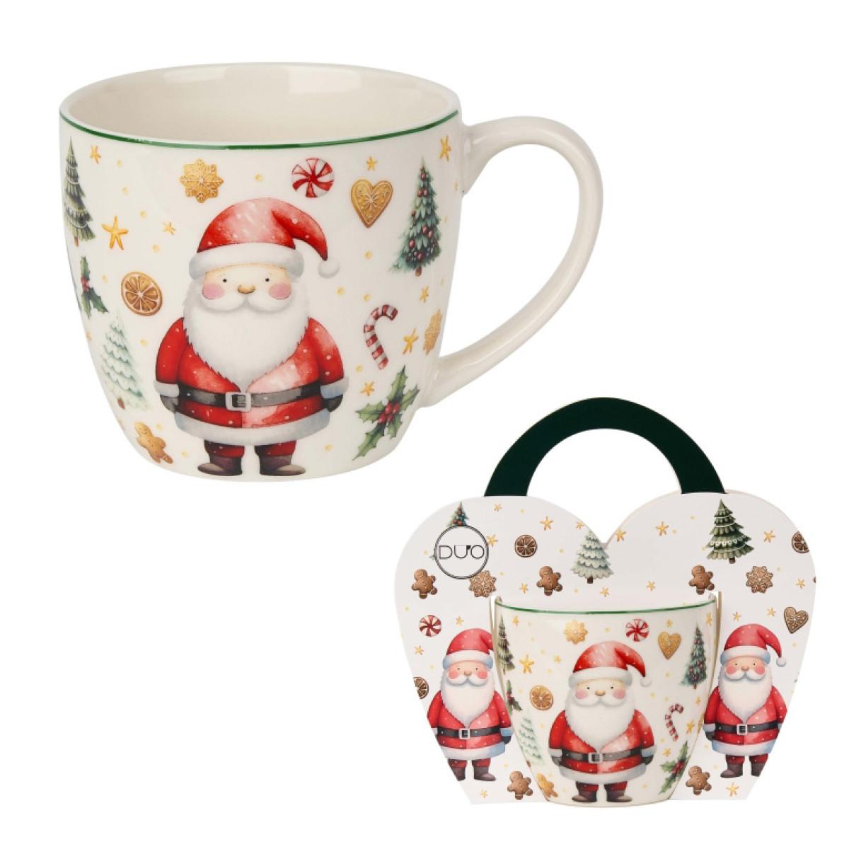 Porcelanska šolja 460ml NOVA GODINA Deda Mraz 