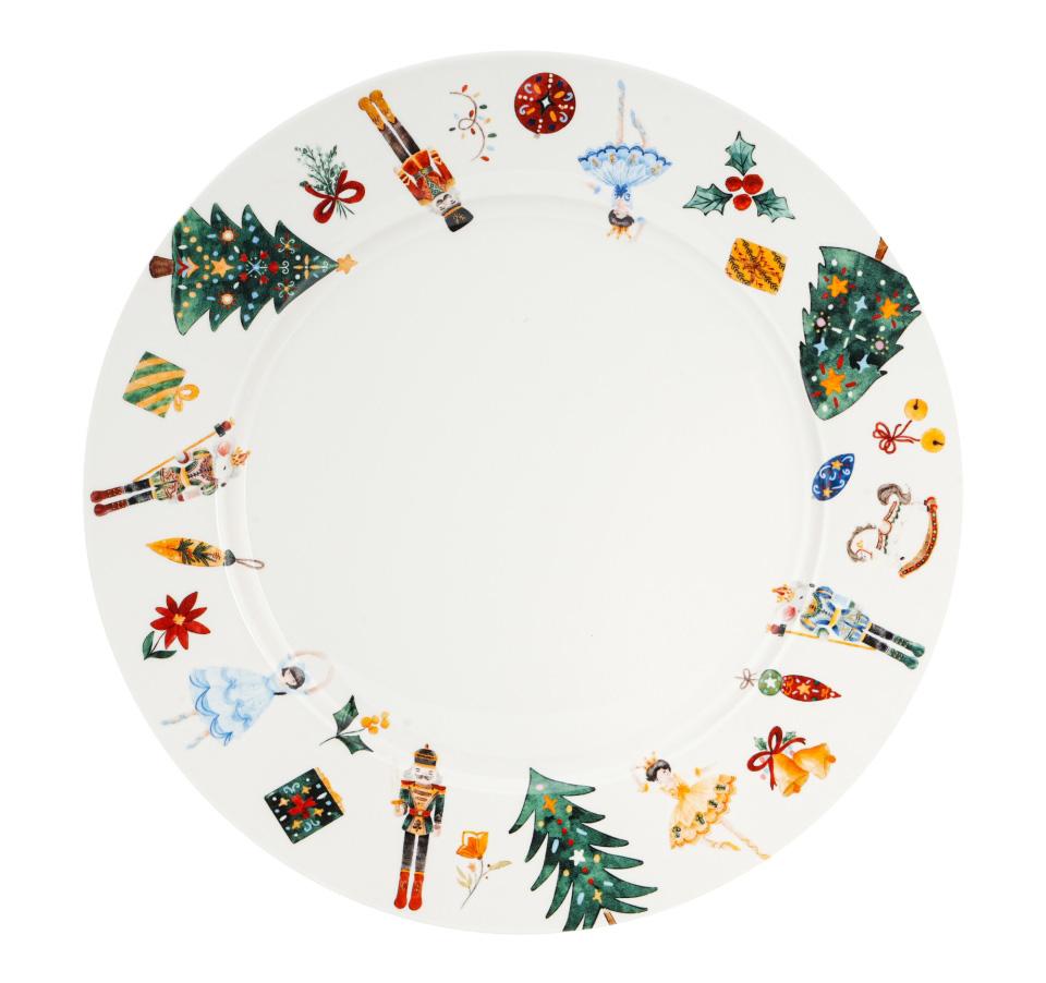 Veliki porcelanski tanjir KRCKO ORAŠČIĆ 