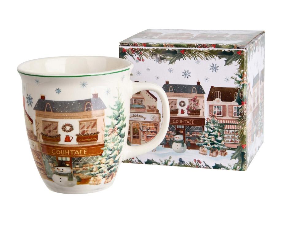 Porcelanska šolja 600ml NOVA GODINA Grad 