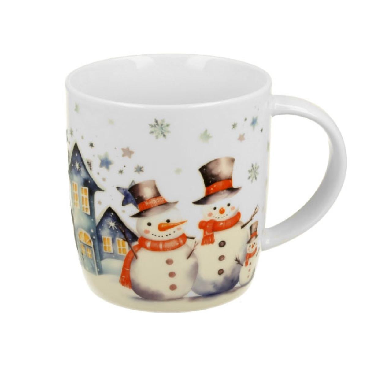 Porcelanska šolja 400ml NOVA GODINA Sneško 