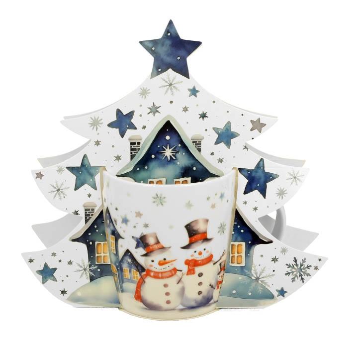 Porcelanska šolja 400ml NOVA GODINA Sneško 