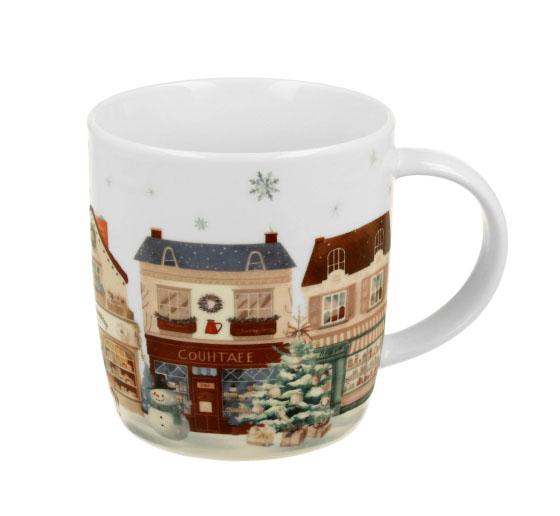 Porcelanska šolja 400ml NOVA GODINA Grad 