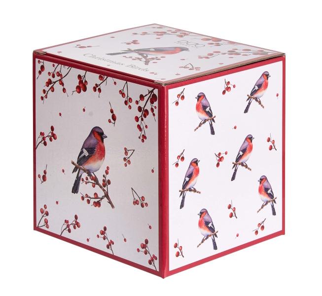 Set za čaj - čajnik sa šoljom NOVA GODINA - Ptice 