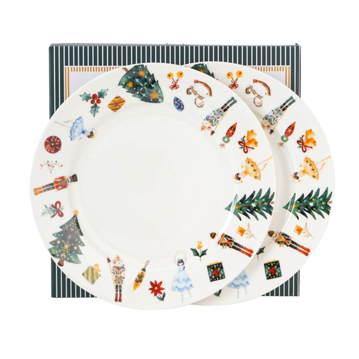 Set od dva desertna tanjira KRCKO ORAŠČIĆ 