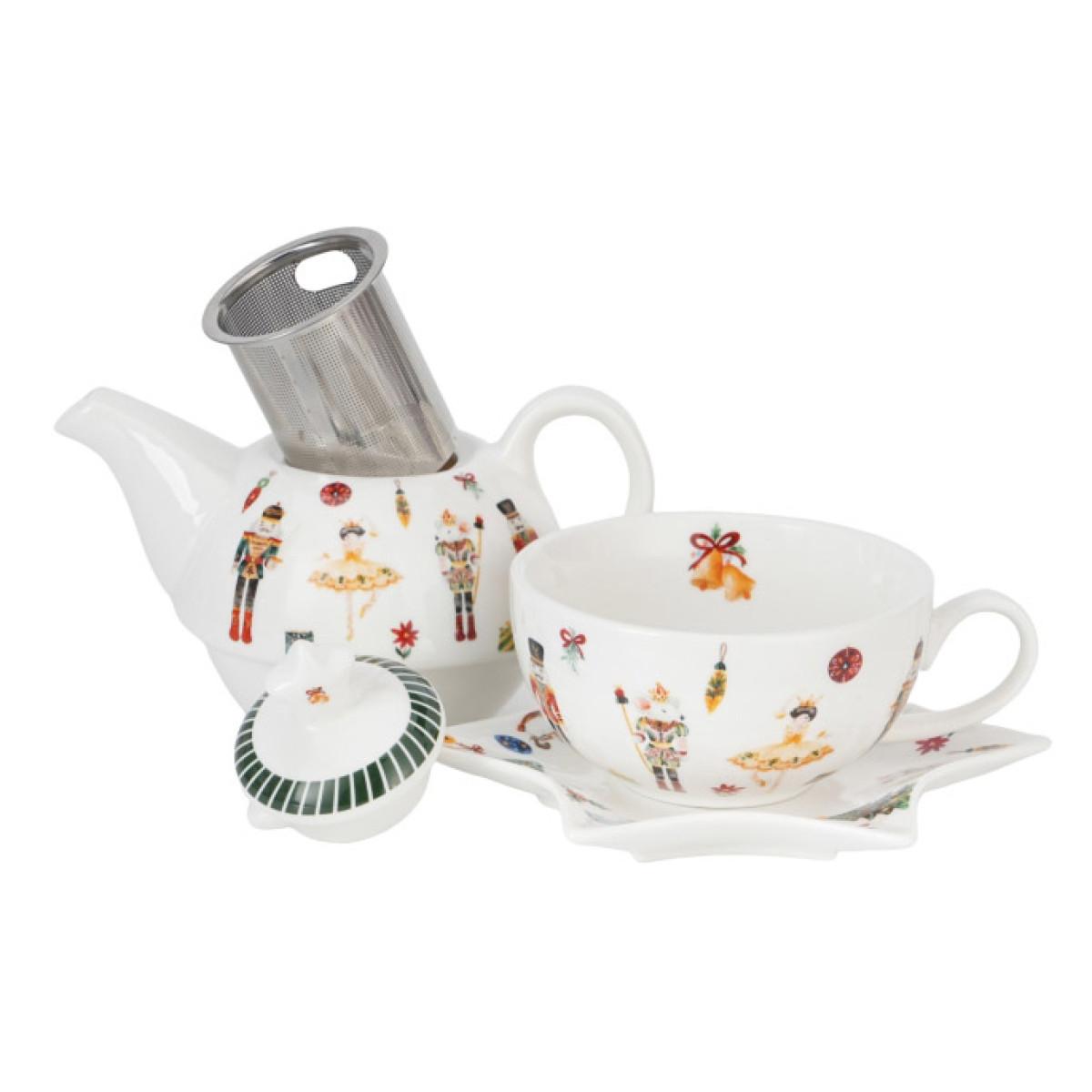 Set za čaj - čajnik sa šoljom KRCKO ORAŠČIĆ 