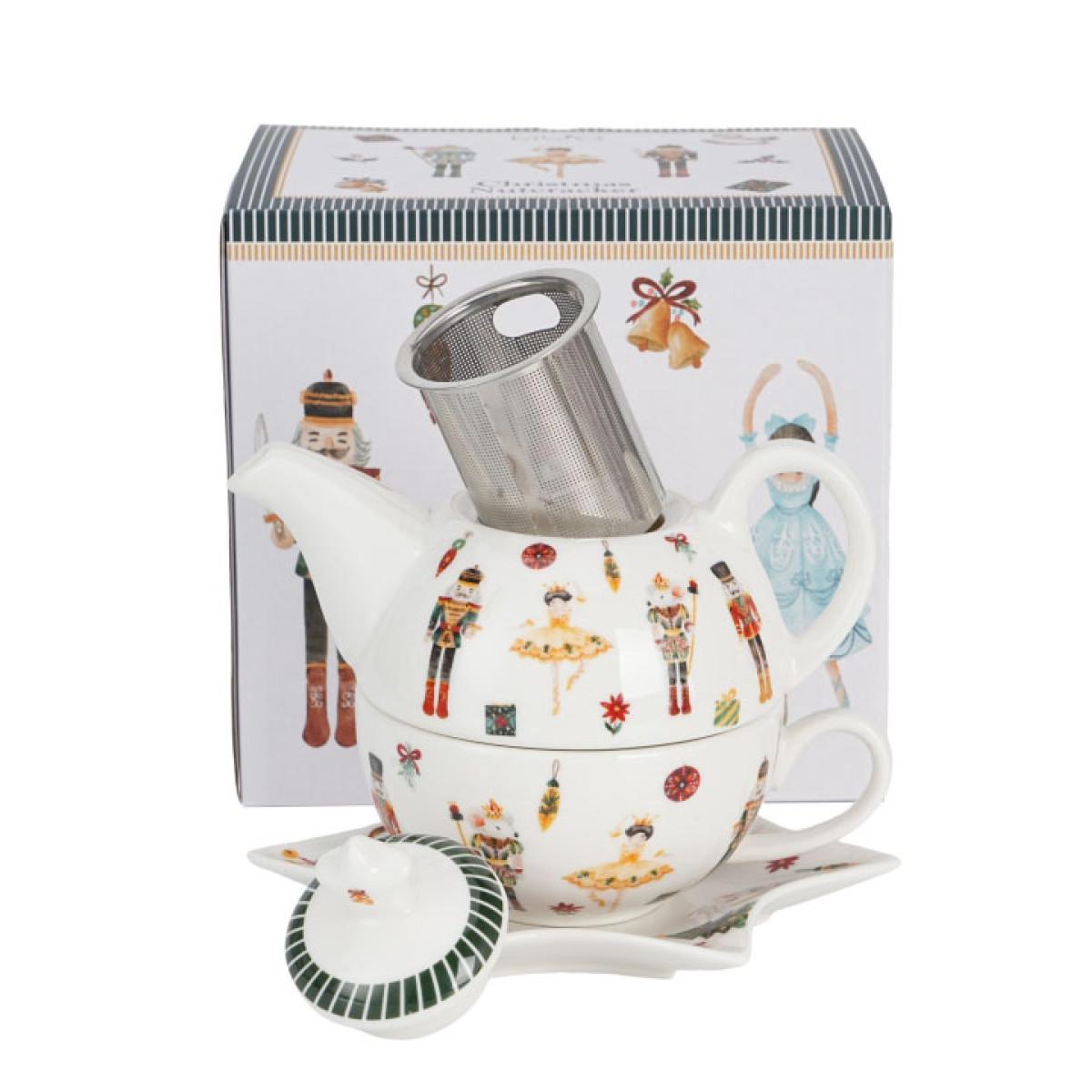 Set za čaj - čajnik sa šoljom KRCKO ORAŠČIĆ 