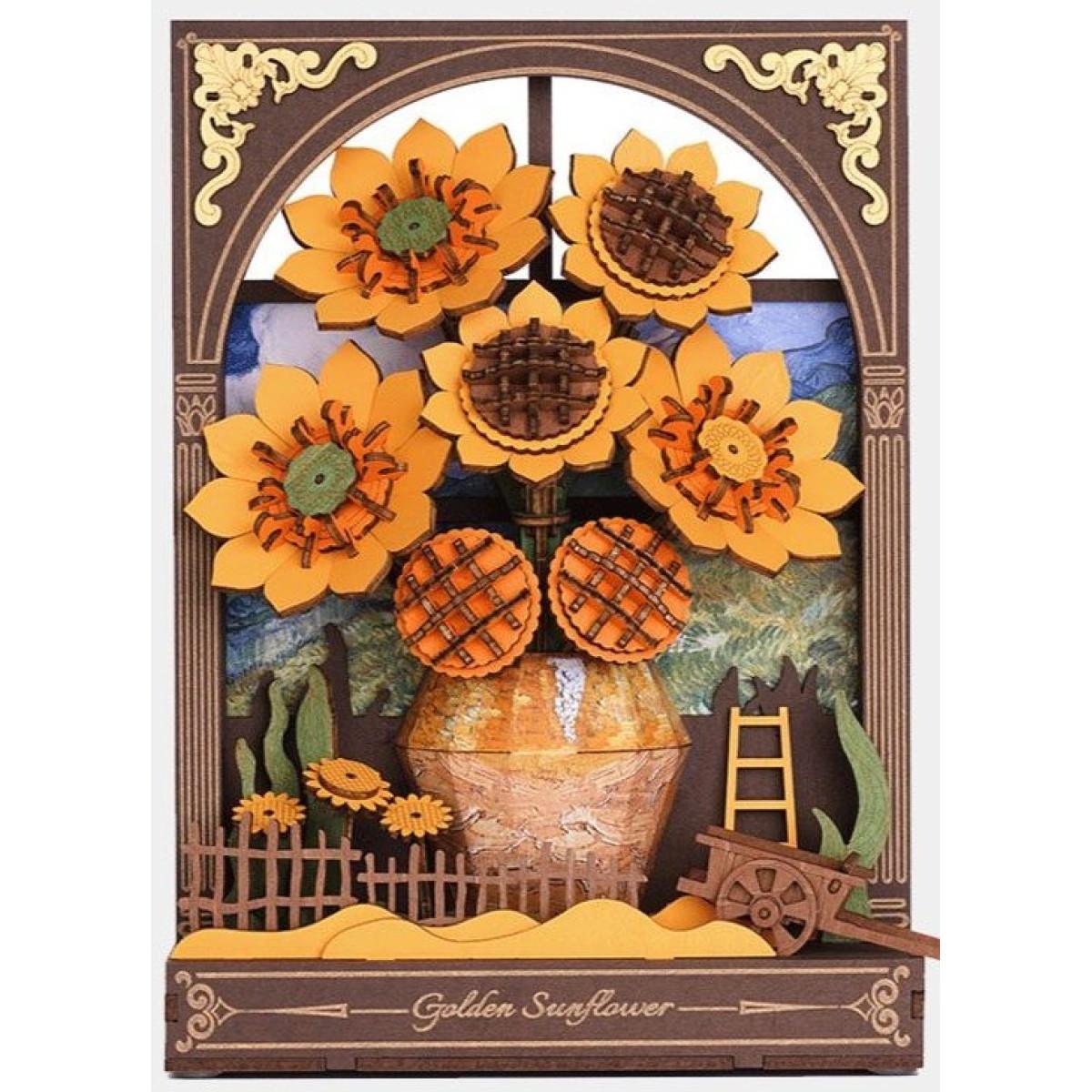 3D puzzle GOLDEN SUNFLOWER 
