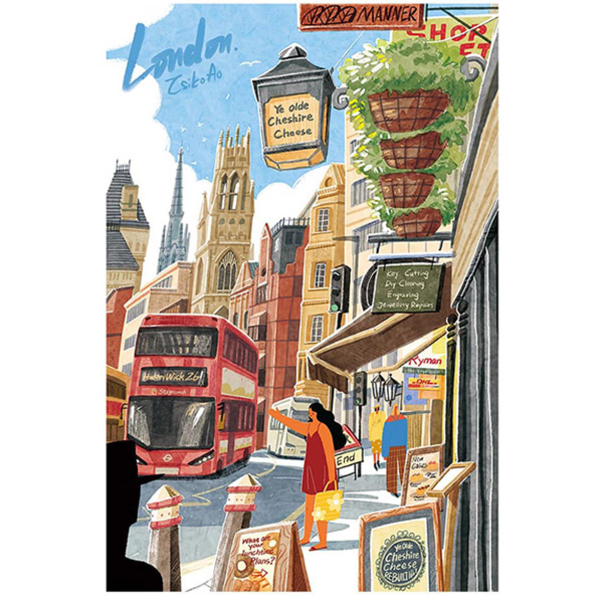 Puzzle WALK IN LONDON 1000kom 