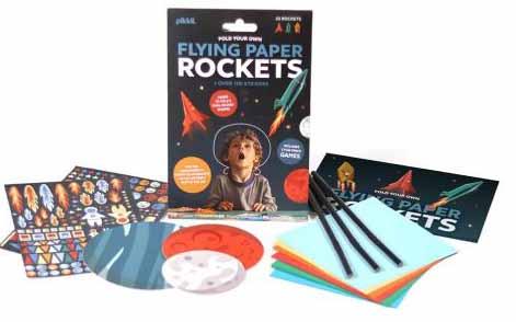 Origami set FLYING PAPER ROCKETS 