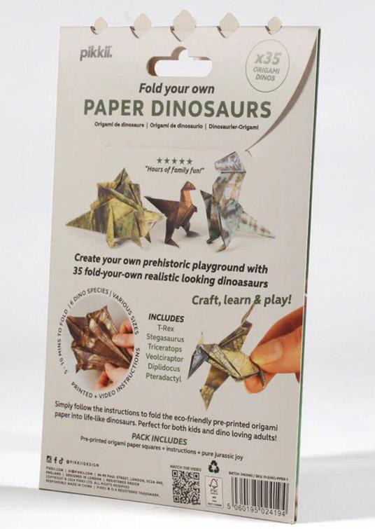 Origami set 35 DINOSAURUSA 