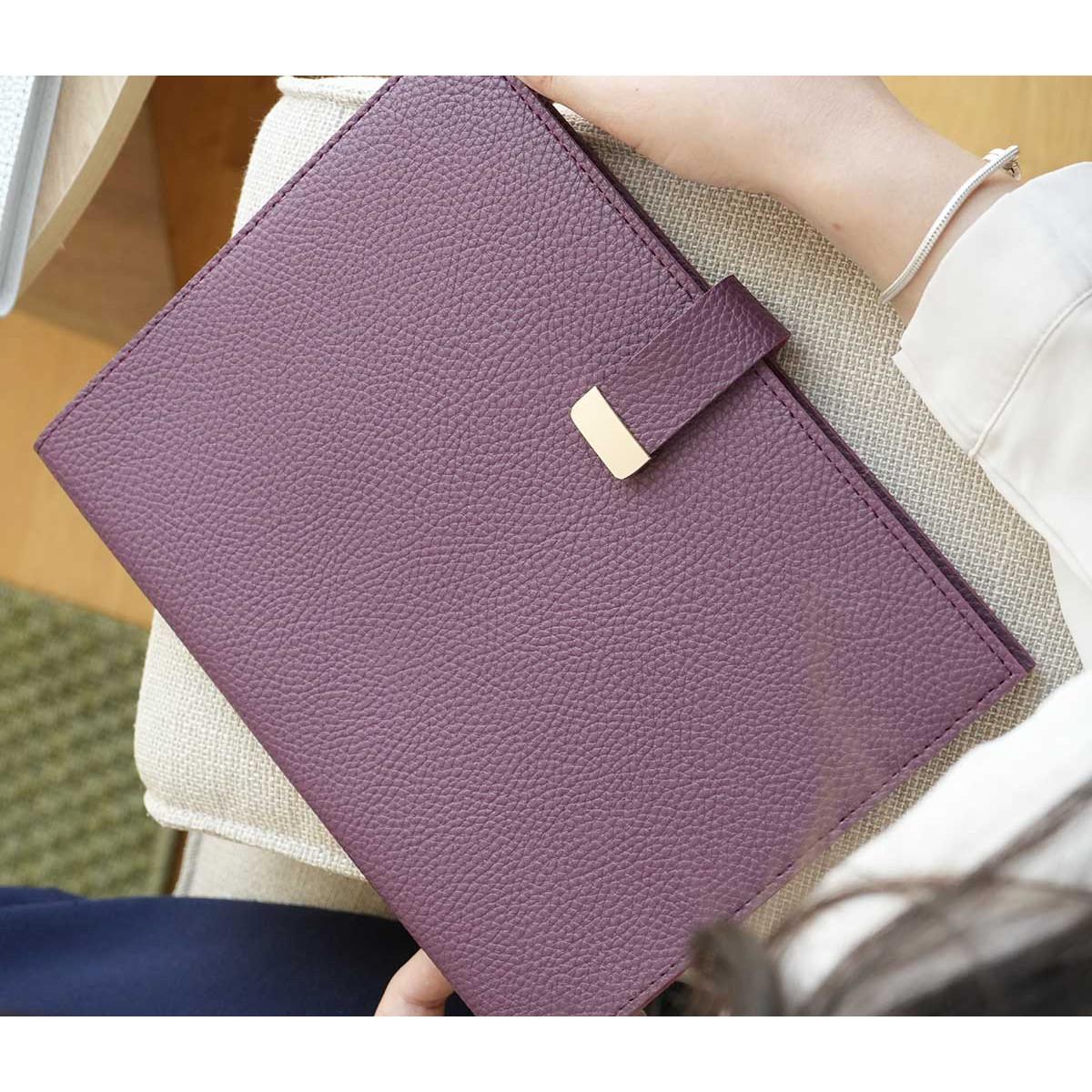 Dnevnik sa kopčom EXECUTIVE Purple, 19x25cm 176 st. Na linije 