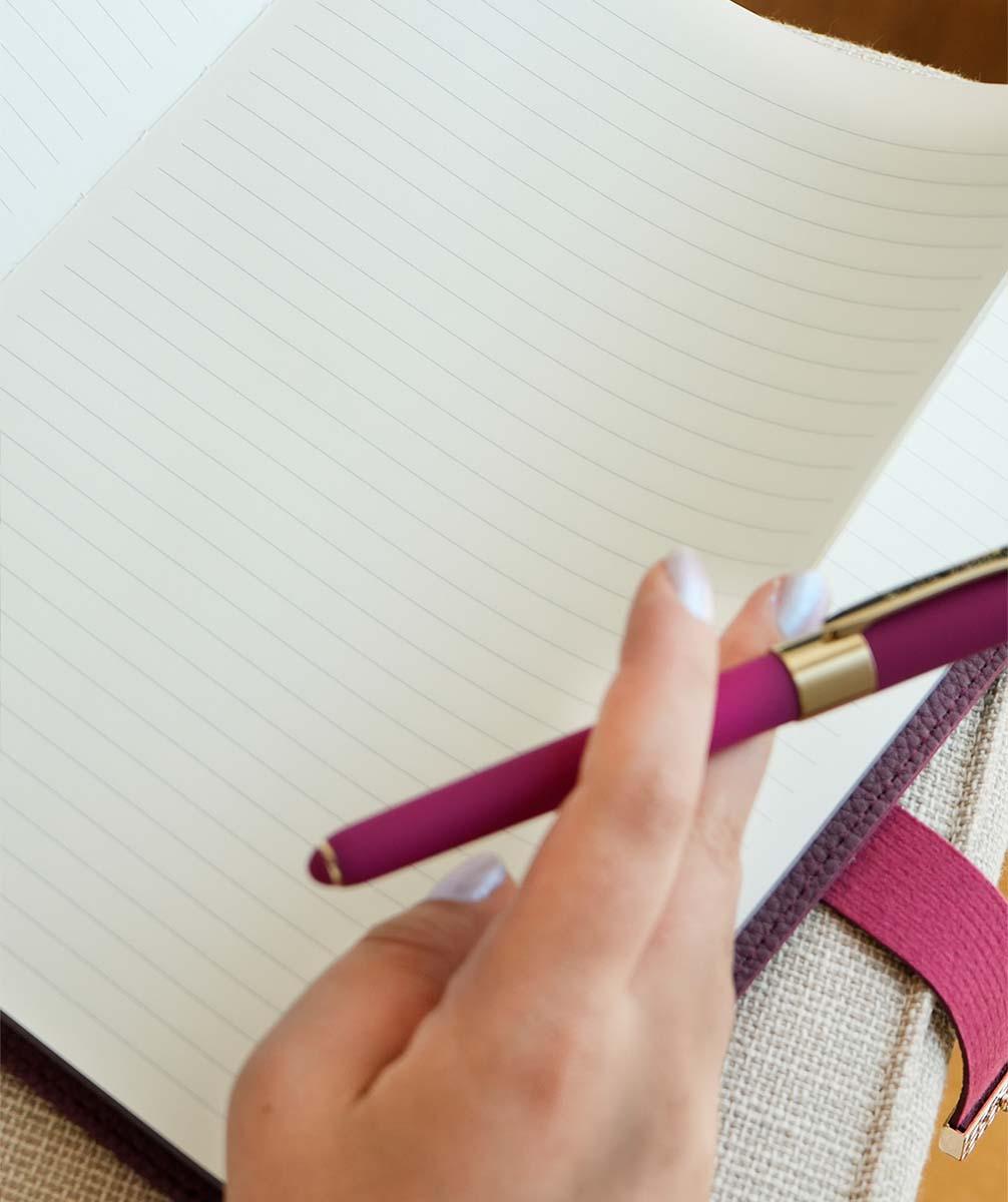 Dnevnik sa kopčom EXECUTIVE Blue, 19x25cm 176 st. Na linije 