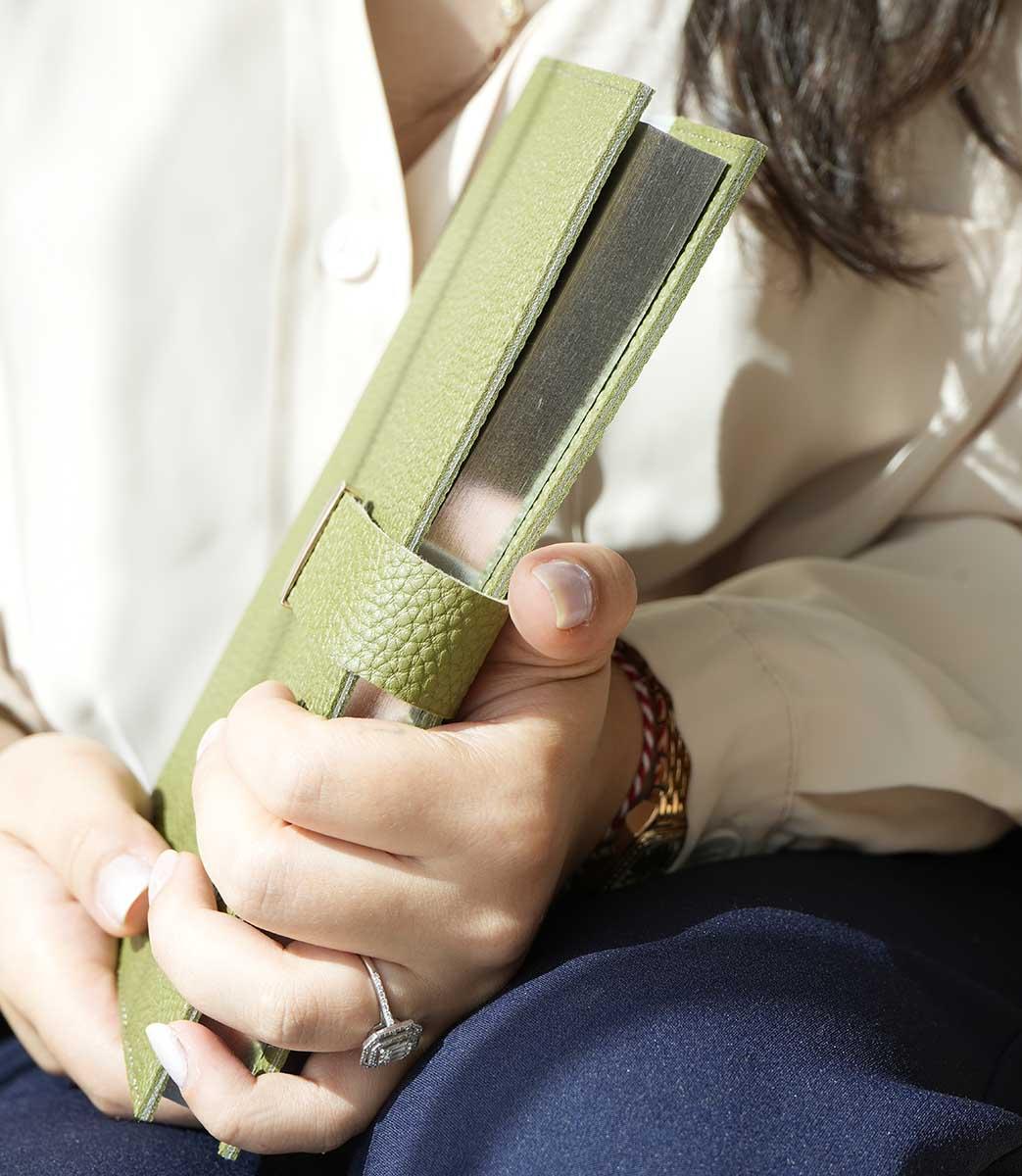 Dnevnik sa kopčom A5 EXECUTIVE Green, 240 st. Na linije 