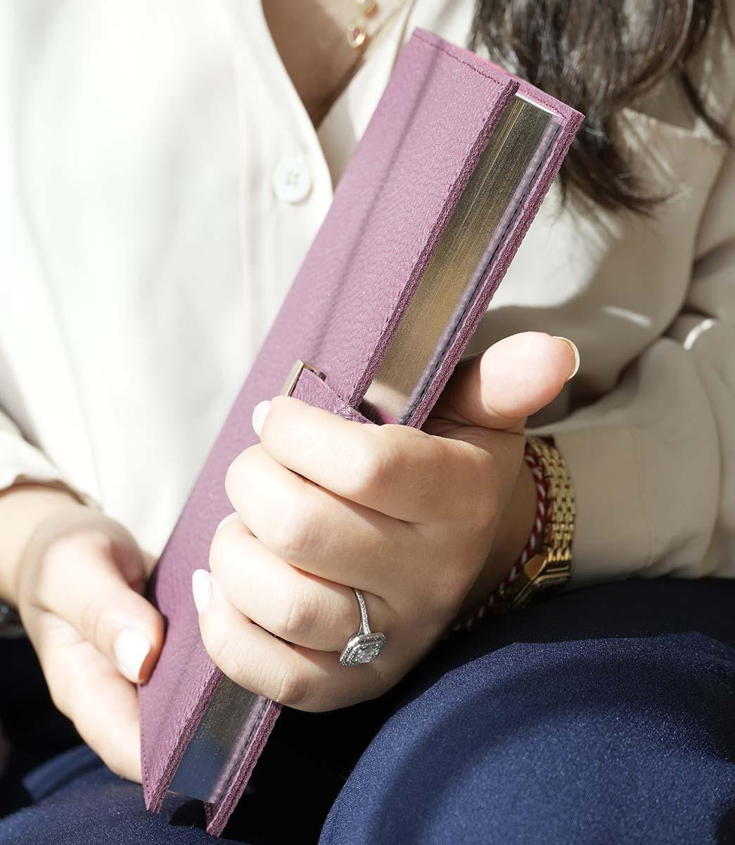 Dnevnik sa kopčom A5 EXECUTIVE Purple, 240 st. Na linije 