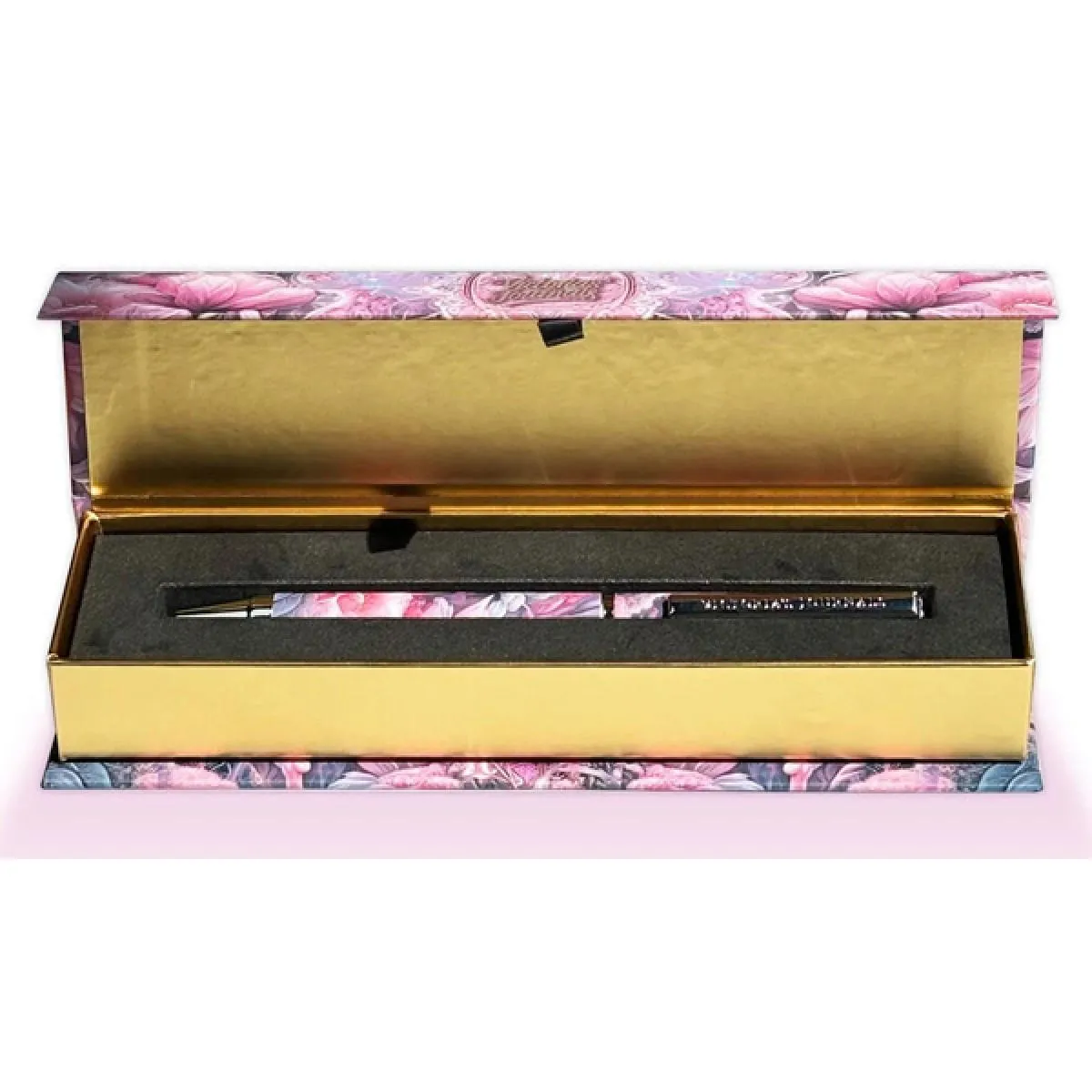 Hemijska olovka u luksuznoj kutiji ROZE CVET 