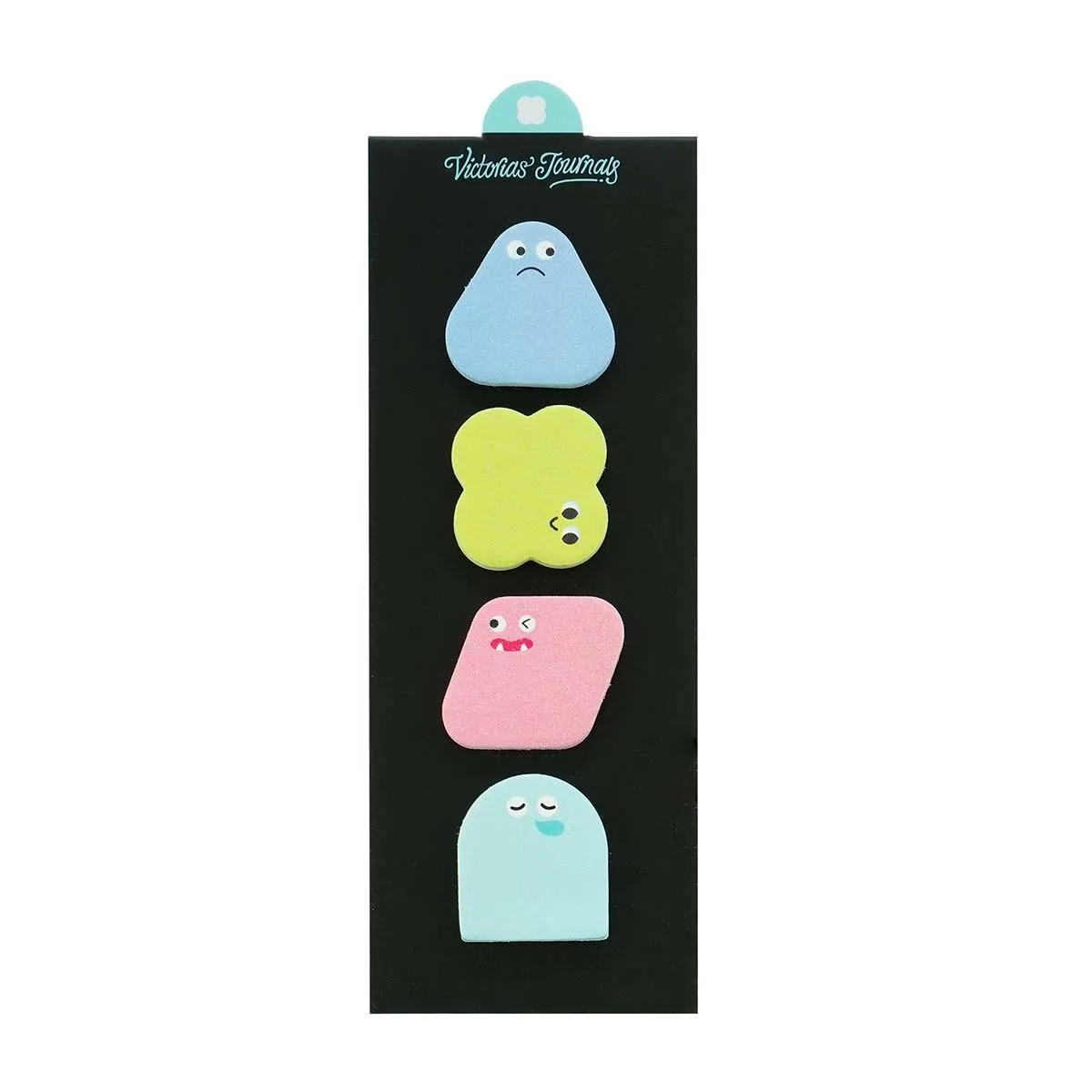 Mini blokovi za poruke OBLICI, 4 boje, 20 listića 