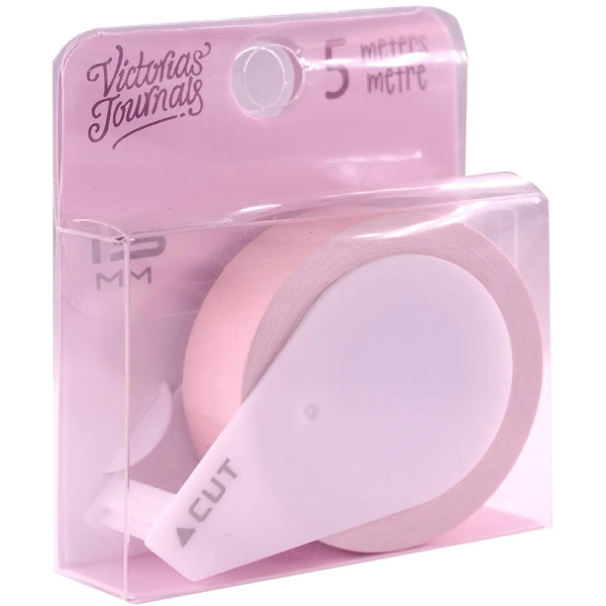 Papirna samolepljiva traka 15MM X 5M ROZE 