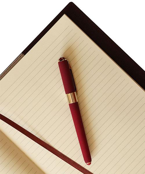 Notes na linije sa olovkom CRVENI 19X25cm 