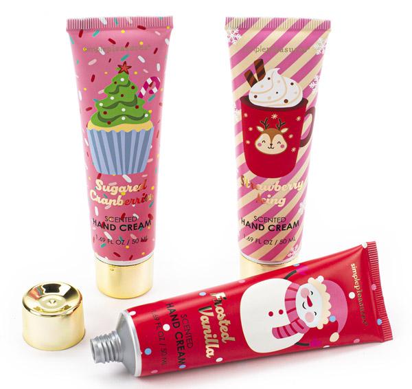 Novogodišnji set tri kreme za ruke SWEETS 