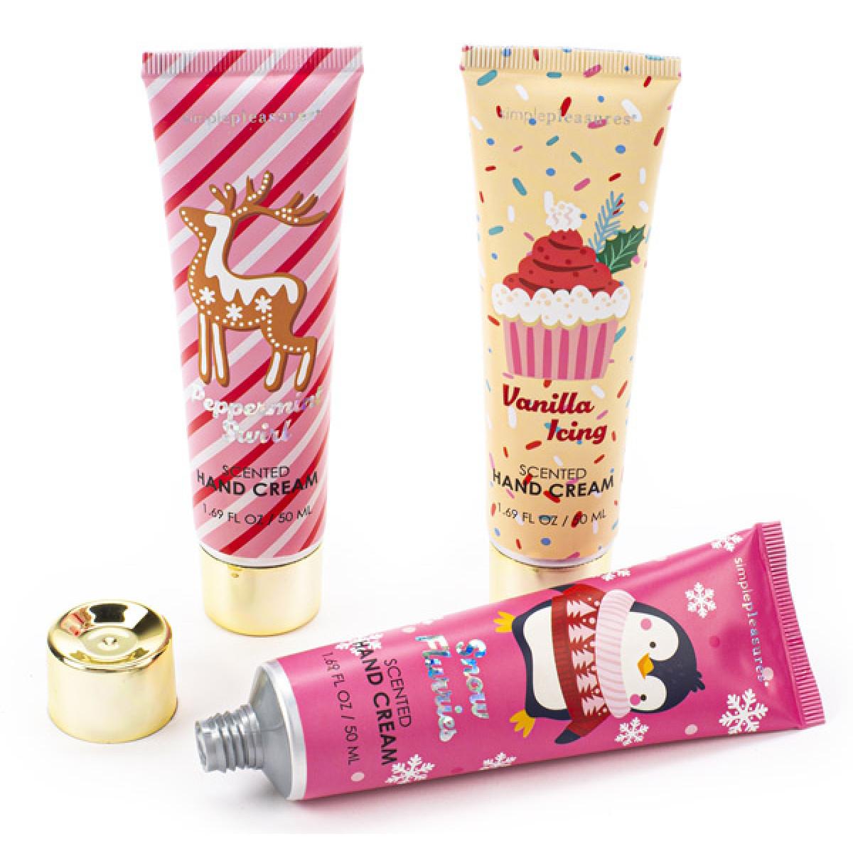 Novogodišnji set tri kreme za ruke GOLD 