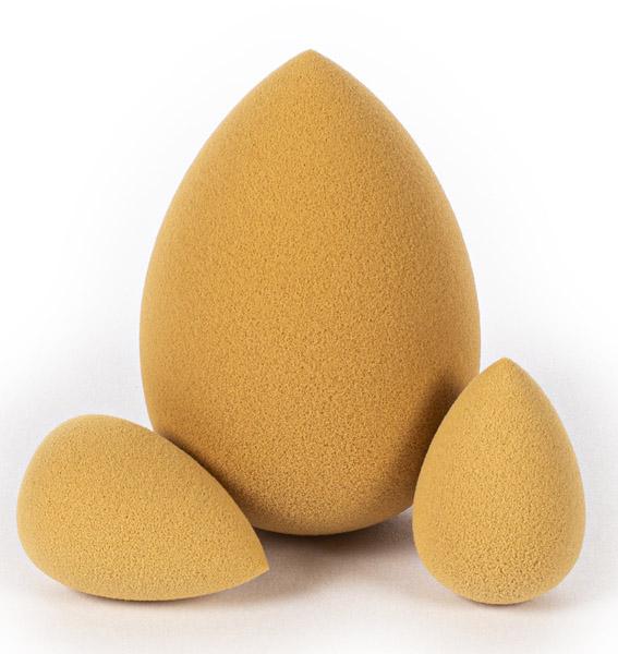 Novogodišnji set tri sunđera za šminku GINGERBREAD 