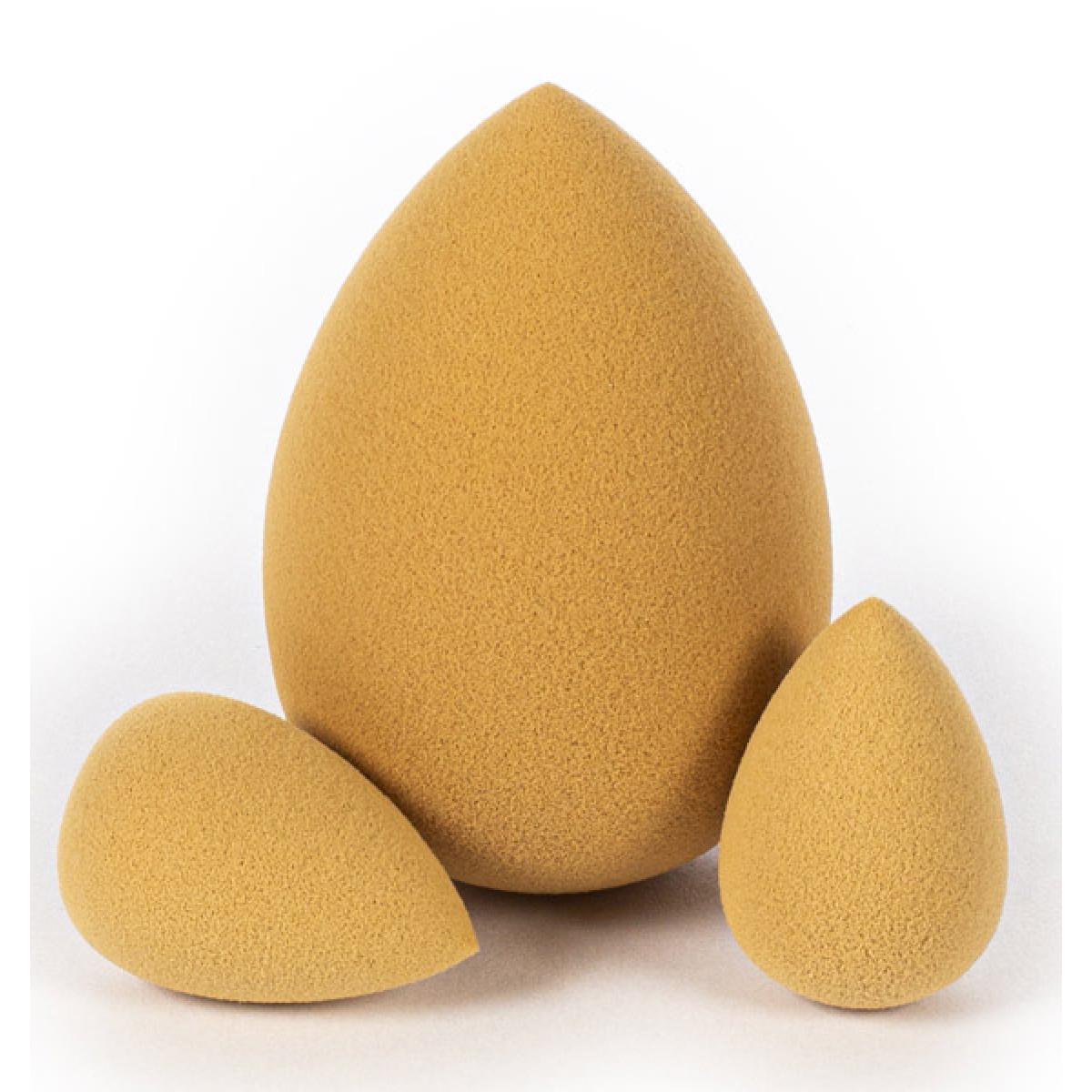 Novogodišnji set tri sunđera za šminku GINGERBREAD 