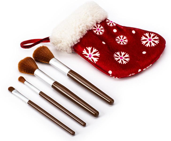 Novogodišnji set četiri četkice za šminku SNEŠKO BELIĆ 
