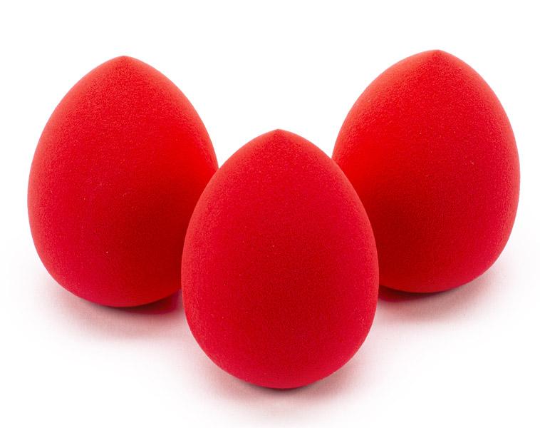 Novogodišnji set tri sunđera za šminku DEDA MRAZ 