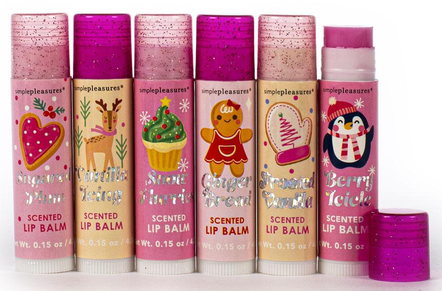 Novogodišnji set šest balzama za usne GIFT FOR YOU 