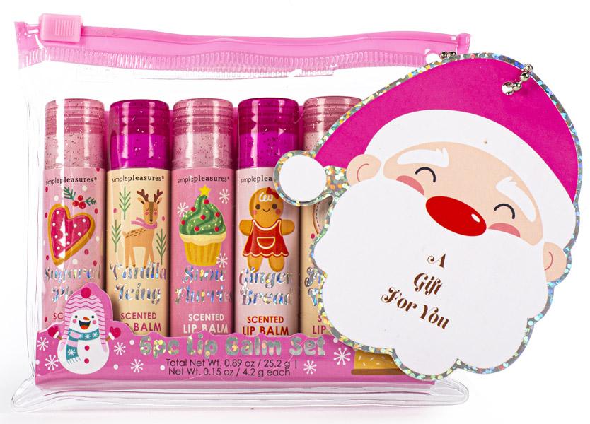 Novogodišnji set šest balzama za usne GIFT FOR YOU 