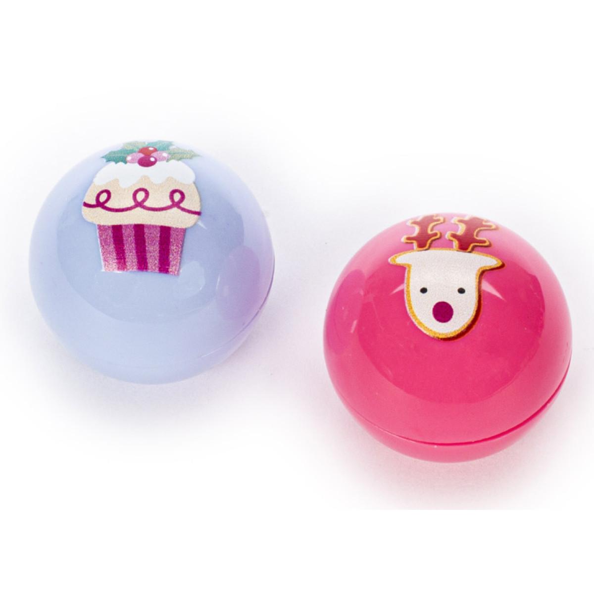 Novogodišnji set dva balzama za usne SNOWMAN 