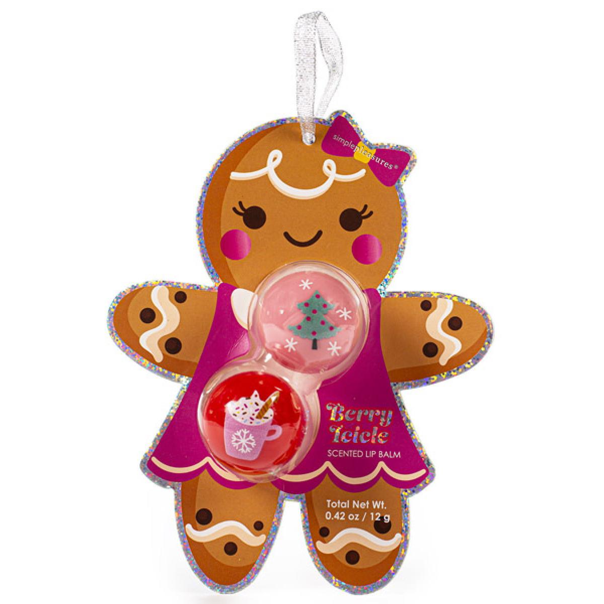 Novogodišnji set dva balzama za usne GINGERBREAD 