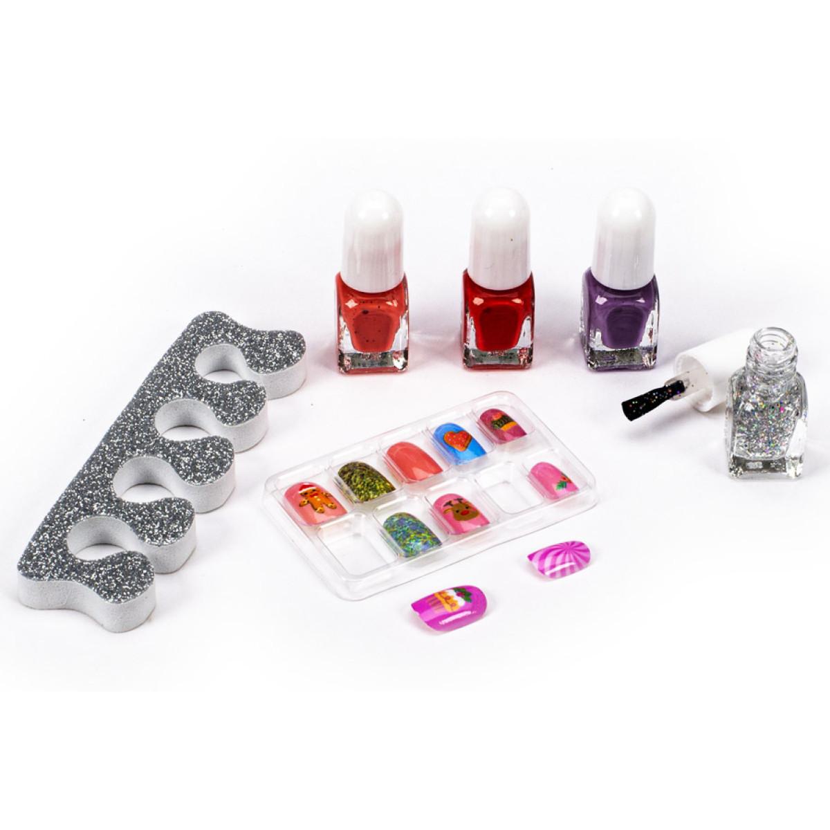 Novogodišnji set četiri laka za nokte + separator 