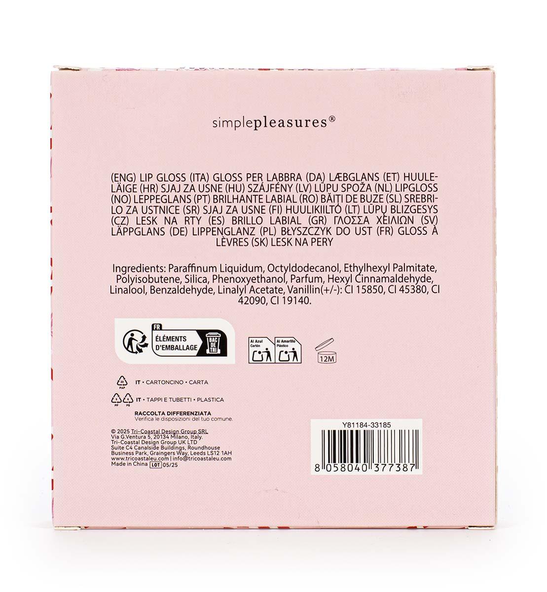 Sjaj za usne NOVA GODINA 4 kom 