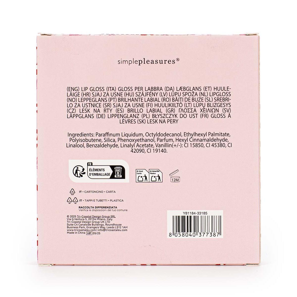 Sjaj za usne NOVA GODINA 4 kom 