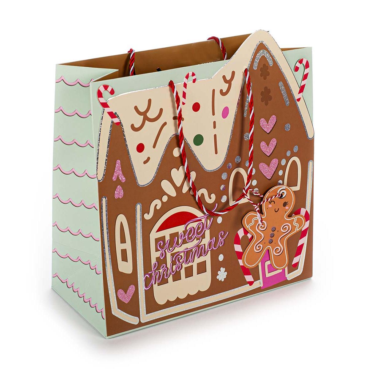 Ukrasna kesa NOVA GODINA - KUĆA OD SLATKIŠA 