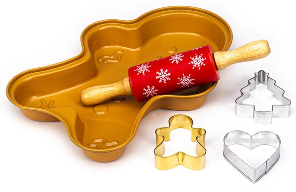 Novogodišnji set za pravljenje kolača GINGERBREAD 