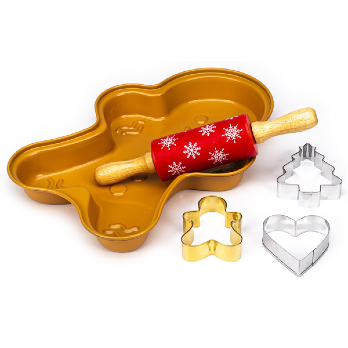 Novogodišnji set za pravljenje kolača GINGERBREAD 