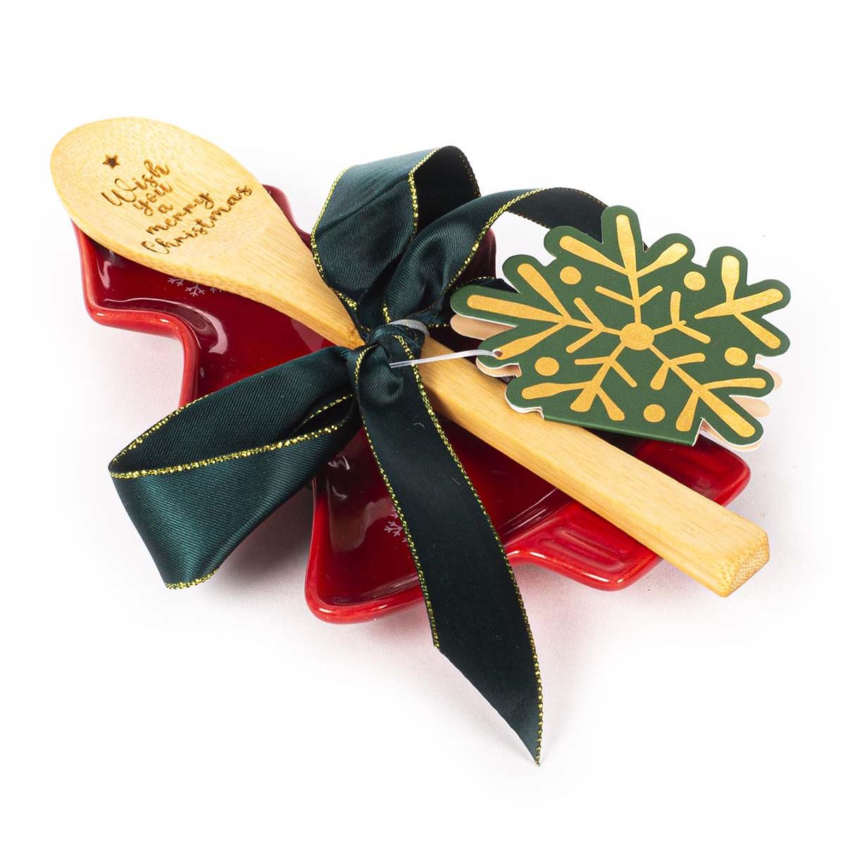 Novogodišnji set kašika i podmetač ĐUMBIRKO 