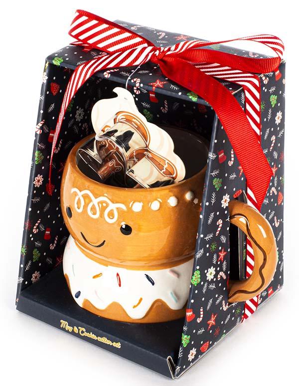 Novogodišnja šolja i kalup KOLAČIĆ - GINGERBREAD 