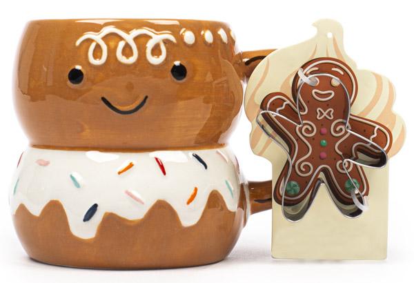 Novogodišnja šolja i kalup KOLAČIĆ - GINGERBREAD 