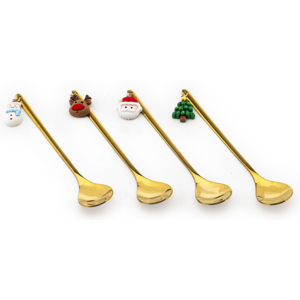 Set četiri novogodišnje kašičice 