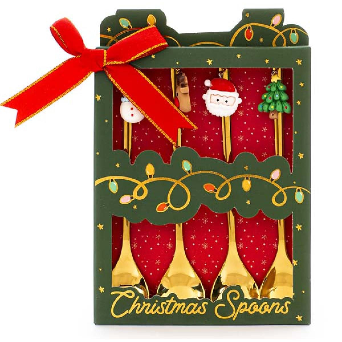 Set četiri novogodišnje kašičice 