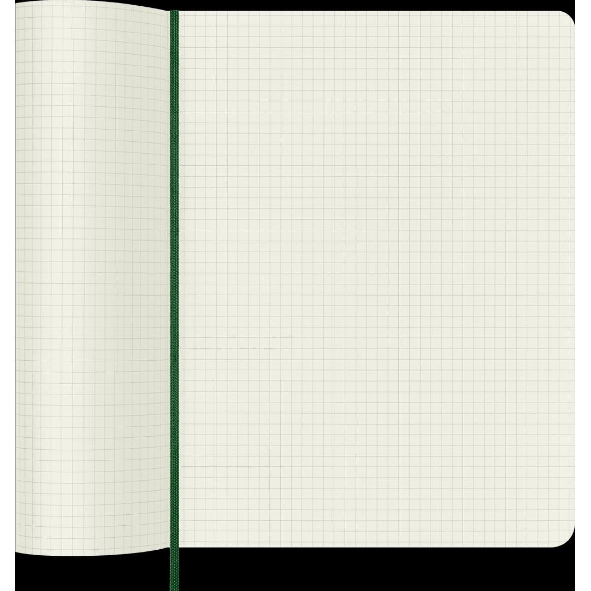 Notes na kvadratiće 19x25 XL MOLESKINE Myrtle Green soft 