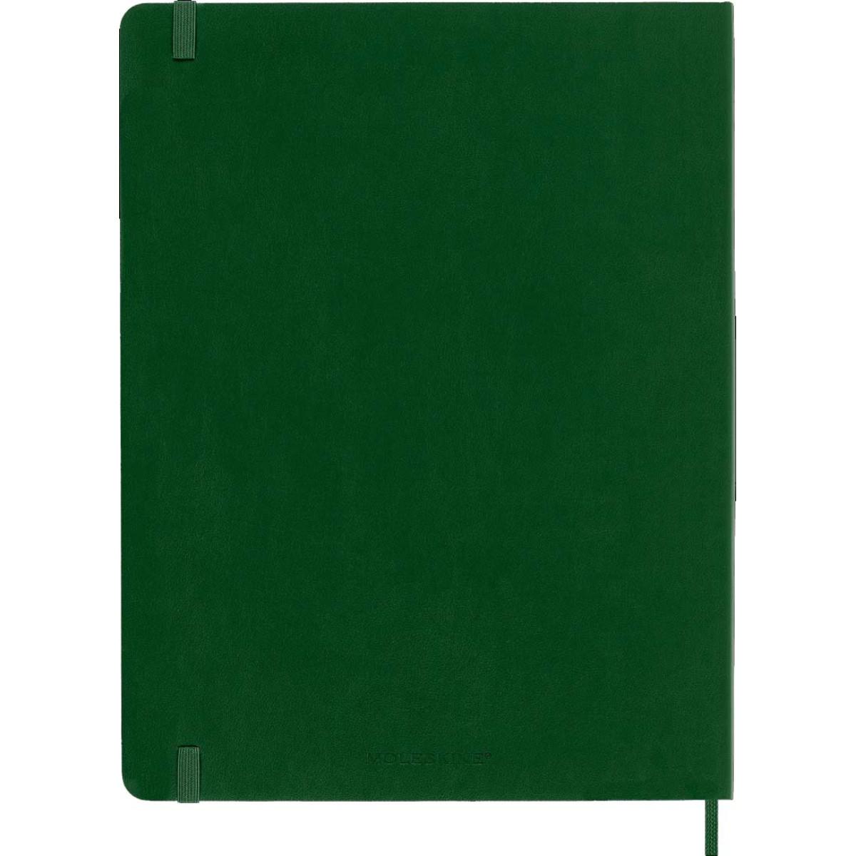 Notes na kvadratiće 19x25 XL MOLESKINE Myrtle Green soft 