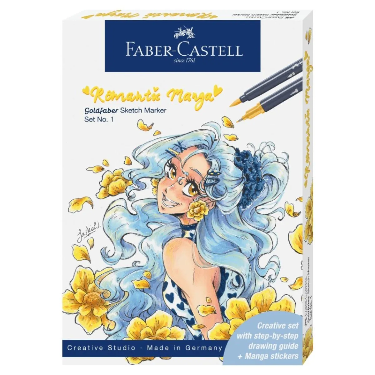 Set sketch flomastera FABER CASTEL Romantic Manga 1 