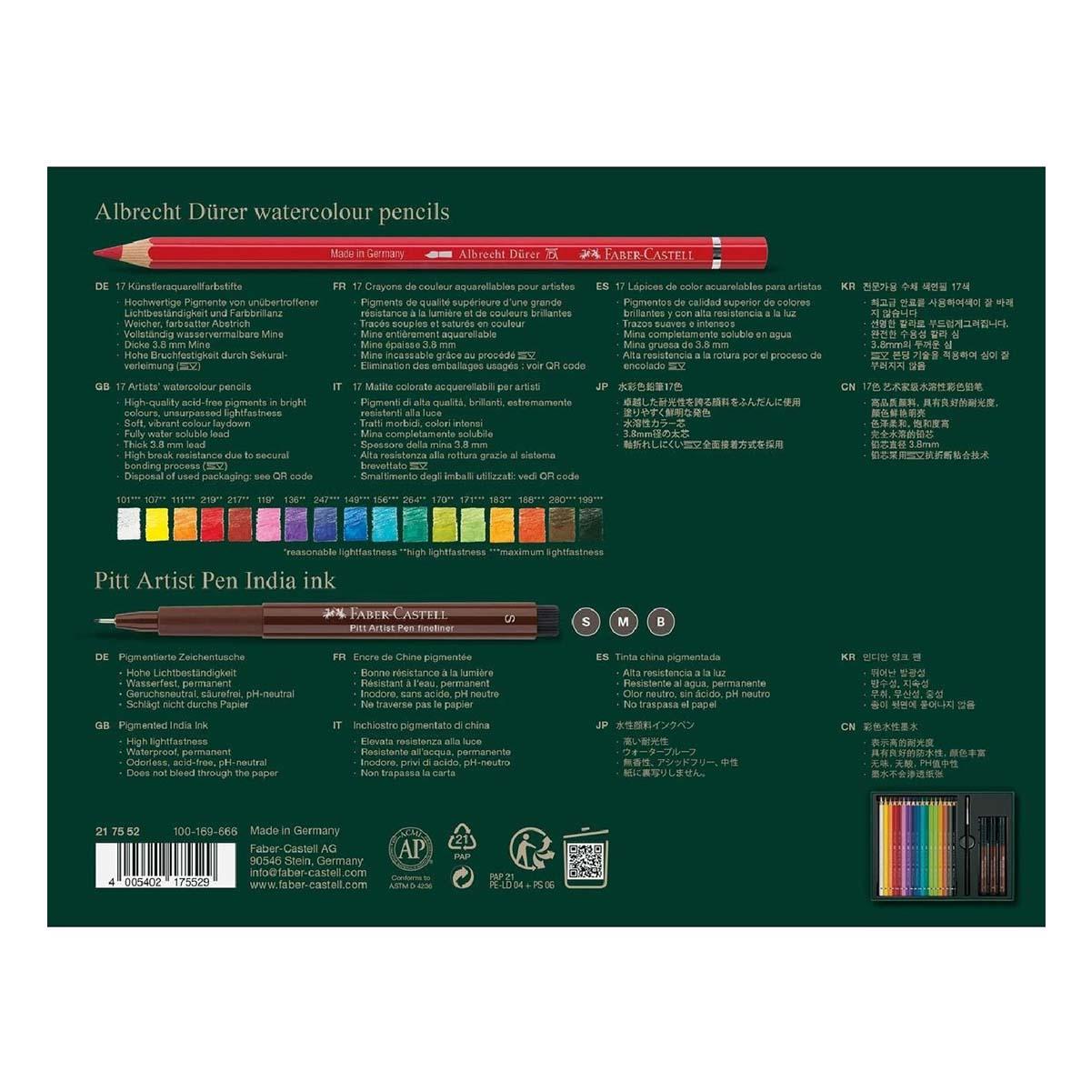 Akvarel bojice i ilustratorske olovke 1/21 FABER CASTEL - DURER 