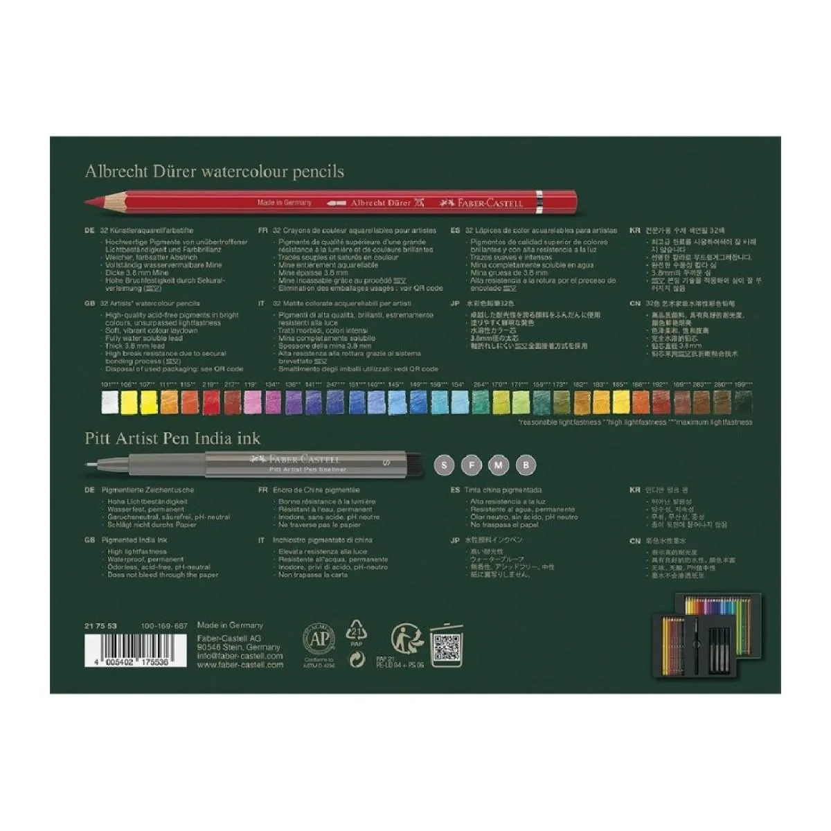 Akvarel bojice i ilustratorske olovke 1/37 FABER CASTEL - DURER 