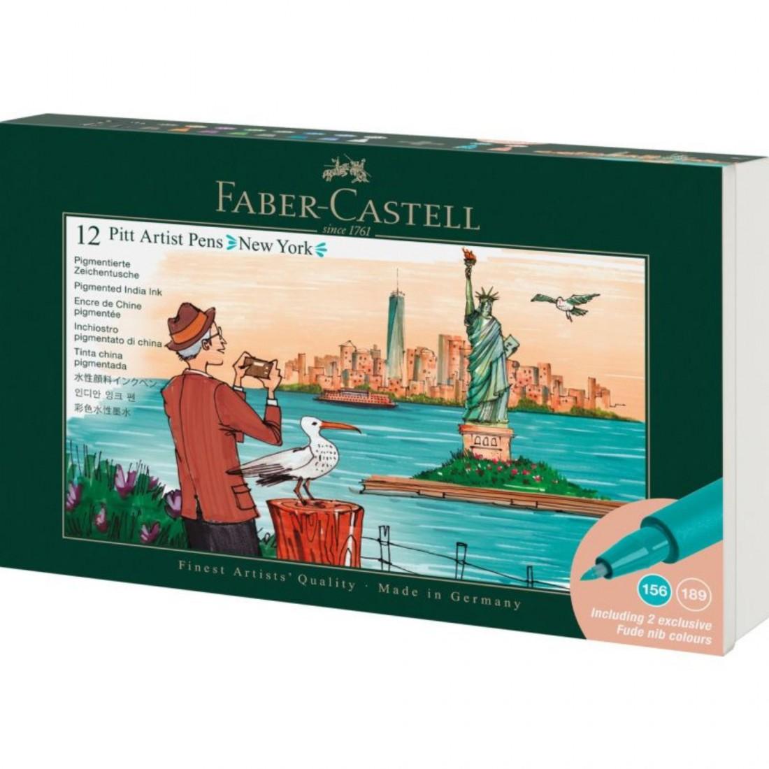 Pen brush flomasteri 1/12 FABER CASTEL New York 